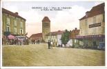 GOURDON - Place Du 4 Septembre Et Eglise Des Cordeliers - Gourdon