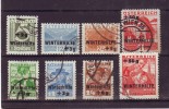 AUTRICHE LES 2 SERIES DE TP SURCHARGES ......WINTERHILFE - Used Stamps