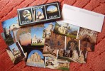 Georgia, Architectural Group Of Objects - Monastery Cloister Abbey GELATI - Complete Set Of 18 Postcards - Géorgie