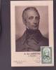 FRANCE CARTE MAXIMUM  NUM.YVERT   795 LAMARTINE CACHET 18/05/48 - 1940-1949