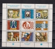 Yugoslavia 1995. World Chess Champions MNH Sheet Mi.2723/30 - Ungebraucht