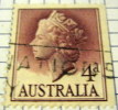 Australia 1957 Queen Elizabeth II 4d - Used - Usados