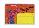 Publicité Adhésive Stylo Reynolds / La Panthère Rose Humour BD / Pink Panther  // Ref IM 24/1 - Andere & Zonder Classificatie