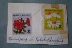 SUOMI FINLAND NORSK FORENINGTIL KREFTENS BEKJEMPELSE FLOWERS FLEURS  ERINOPHILIE LABEL  VIGNETTE - Autres & Non Classés