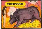 Série Horoscope-taureau-taurus-illustrateur Jacques Digout -cpm - Astrología