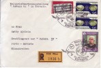 CANADA 82-PHILATELIC YOUTH EXHIBITION-FLIGHT-VIENNA- TORONTO-REGISTERED-AUSTRIA-1982 - Storia Postale