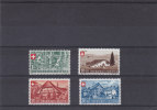 Suisse - Yvert 419 / 22 ** - MNh - Tissage - Maisons - Unused Stamps