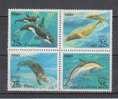 Russie YT 5791/4 ** : Orque , Lion De Mer , Loutre De Mer Et Dauphin - Dauphins