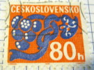 Czechoslovakia 1972 Flowers 80h - Used - Used Stamps