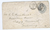 UK, 1902 Cover  To  Leipzig Germany, Eduard VII - Stamped Stationery, Airletters & Aerogrammes