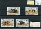 CAMBODGE 1997 Y&T 1399-1402 ( O ) - Elefanten