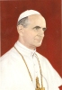 CPSM   10X15 . PAPE PAULUS VI - Papes