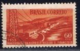 BR+ Brasilien 1955 Mi 867 Wasserkraftwerk - Oblitérés