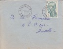 SANGMELIMA - CAMEROUN - 1955 - COLONIES FRANCAISES - AFRIQUE - AVION - LETTRE - MARCOPHILIE - Cartas & Documentos