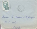 YABASSI ( Petit Bureau ) CAMEROUN - 1955 - COLONIES FRANCAISES - AFRIQUE - AVION - LETTRE - MARCOPHILIE - Cartas & Documentos