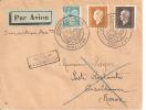 N° 687+683+651    JOURNEE DU TIMBRE  HONFLEUR Vers CASABLANCA     Le  10 OCTOBRE 1945 - Cartas & Documentos