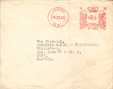 London 1963  Very Rare Meter Mark Cover Sent To Romania. - Maschinenstempel (EMA)