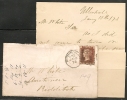 UK - 1876 COVER W/ Full Letter From BIRMINGHAM, Transit HENLEY IN ARDEN To REDDITCH (recepetion At Back) 1d Plate 149 - Covers & Documents