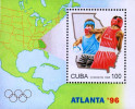 G)1995 CARIBE, BOX-MAP, ATLANTA´96, S/S, MNH - Nuevos