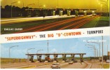 Dallas Fort Worth TX Texas Turnpike Big 'D' Cowtown Superhighway, Auto, On C1950s Vintage Postcard - Other & Unclassified