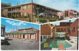 El Paso TX Texas, Royal Lodge Motel, Autos, On C1950s Vintage Postcard - El Paso