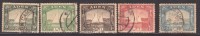 Aden 1937 Used, Dhow 5 V., - Aden (1854-1963)