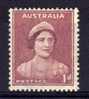 Australia - 1941 - 1d Definitive/Queen Elizabeth (Perf 15 X 14) - MH - Ongebruikt