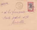 BATOURI - CAMEROUN - 1956 - COLONIES FRANCAISES - AFRIQUE - AVION - LETTRE - MARCOPHILIE - Cartas & Documentos