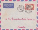 EBOLOWA - CAMEROUN - 1956 - COLONIES FRANCAISES - AFRIQUE - AVION - LETTRE - MARCOPHILIE - Lettres & Documents