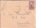NANGA - EBOKO - CAMEROUN - 1956 - COLONIES FRANCAISES - AFRIQUE - AVION - LETTRE - MARCOPHILIE - Cartas & Documentos