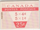 E003 - CANADA Yv N°267+270 ** CARNET - Carnets Complets