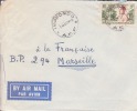 AEF,Congo,Impfondo,1956,c         Olonies,lettre,lieutenant           Gouverneur Cureau,15f N°230 - Storia Postale