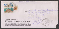 India 2002  GANDHI  COVER TO UNITED KINGDOM # 28857 Inde Indien - Mahatma Gandhi