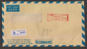 JAPAN  1983  REGISTERED METER COVER # 28898 - Covers & Documents