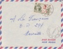 MARCOPHILIE - MEDOUNEU ( Petit Bureau ) GABON - TRANSIT MITZIC - 1958 - COLONIES - A.E.F - N°230 - AVION - LETTRE - Altri & Non Classificati