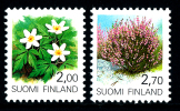 FINLAND/Finnland 1990 Plants & Flowers Definitives 2v** - Unused Stamps