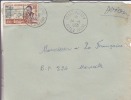 GRAND BASSAM - COTE D´IVOIRE - 1956 - Colonies Francaises,Afrique,avion, Lettre,marcophilie - Lettres & Documents