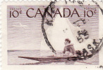 1955 Canada - Kayak - Oblitérés