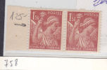 VARIETE FRANCE N°652 (OEIL BORGNE) - Unused Stamps
