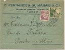 PORTUGAL - 1943 From PORTO To PORTO De MÓS (reception At Back) - Postmark Collection