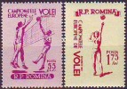 ROMANIA  -   SPORT  -  EUROP. VOLLEYBAL  - 1955  -  ** MNH - Nuevos