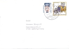 Cover / Brief / Lettre 1988 Mi 853 Postwagen / - Brieven En Documenten