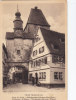 Cpa     Allemagne Baviere Rothenburg  Hotel Markusturm  Rue  Horloge - Rothenburg O. D. Tauber