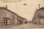 GIVRY-EN-ARGONNE GRANDE RUE ANIMEE ANIMEE AVION - Givry En Argonne