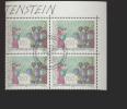 Liechtenstein Gestempelt 1049 650 Jahre Vaduz Eckrand Viererblock Ungefaltet - Used Stamps