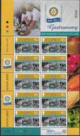 2005-ISLE OF MAN-EUROPA CEPT-GASTRONOMIA. MINIFOGLIO DI 10 FRANCOBOLLI - MNH. - 2005