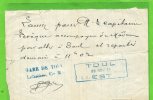 LAISSER PASSER MANUSCRIT NOVEMBRE 1914 GARE DE TOUL MEURTHE ET MOSELLE POLICE DES CHEMINS DE FER PLACE DE TOUL - Documents