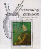 RG)1978 CUBA-CARIBE, PAINTBRUSH-AMELIA PORTRAIT PAINTING BY L. ROMANACH X DEATH ANNIVERSARY, CTO S/S, MNH - Unused Stamps