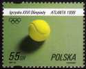 Pologne Neuf MNH** Balle De Tennis 35e Olympiades Atlanta 1996 Jeux Olympiques - Ete 1996: Atlanta