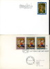 VATICANO VATICAN CITY STORIA POSTALE 1962/79 2 CARTONC - Cartas & Documentos